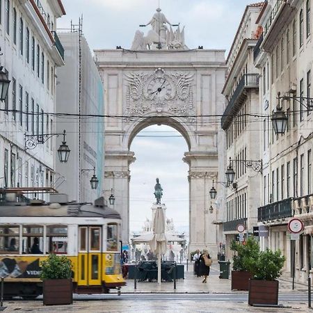 Quarto Com Varanda Na Rua Dos Douradores Lisboa Exteriér fotografie