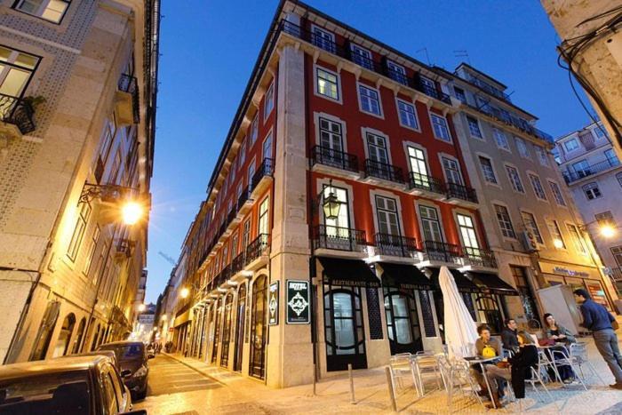 Quarto Com Varanda Na Rua Dos Douradores Lisboa Exteriér fotografie
